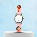 Photo Printed Kids Watch - Pink Rubber Strap