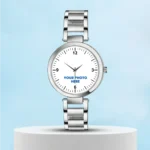 Photo Printed Modern Silver Women's Watch