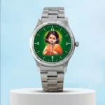 Murugan Blessings Classic Silver Mens Watch